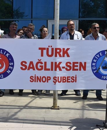 TÜRK SAĞLIK-SEN SİNOP ŞUBE BAŞKANI KARAASLAN; “BÜTÇENİN YÜKÜ MEMURUN OMUZLARINA BİNDİRİLMESİN”