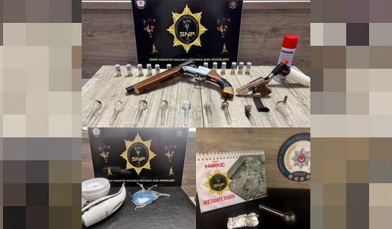 SİNOP’TA UYUŞTURUCU OPERASYONU: 2 GÖZALTI