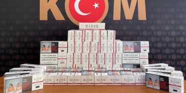 SİNOP’TA 10 BİN ADET BOŞ MAKARON ELE GEÇİRİLDİ