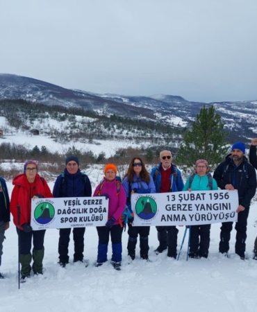 Gerze’de 13 Şubat 1956 yangını anıldı