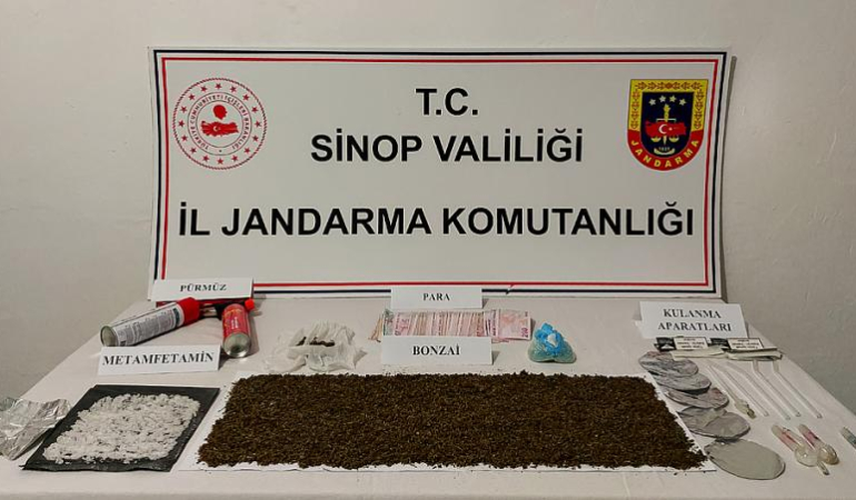 SİNOP’TA UYUŞTURUCU OPERASYONU