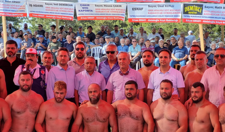 Gerze Abdaloğlu güreşleri başladı