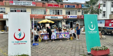 Sinop'ta ücretsiz sağlık taraması yapıldı