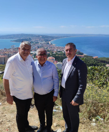 TFF Milli Takımlar Müdürü Hüseyin Coşkun Sinop'a geldi