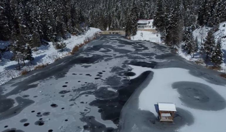 SİNOP AKGÖL TABİAT PARKI EŞSİZ MANZARASIYLA DRONE İLE GÖRÜNTÜLENDİ