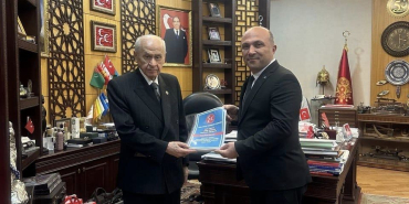 Irmak, projelerini Devlet Bahçeli'ye sundu