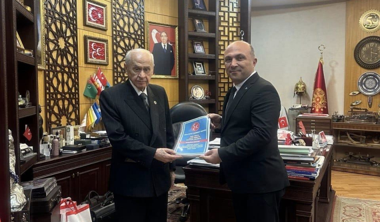 Irmak, projelerini Devlet Bahçeli’ye sundu