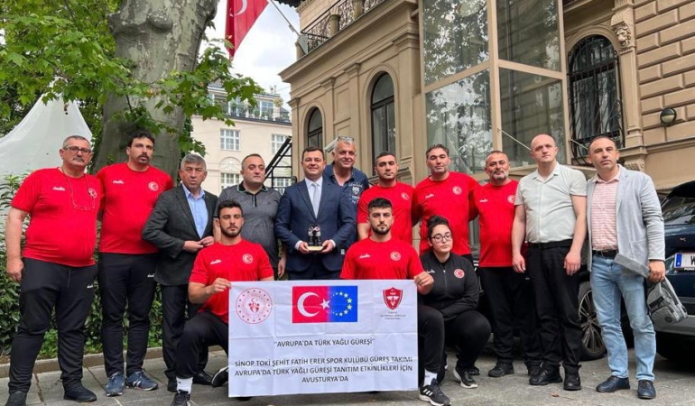 Sinoplu güreşçilerimiz Viyana’da