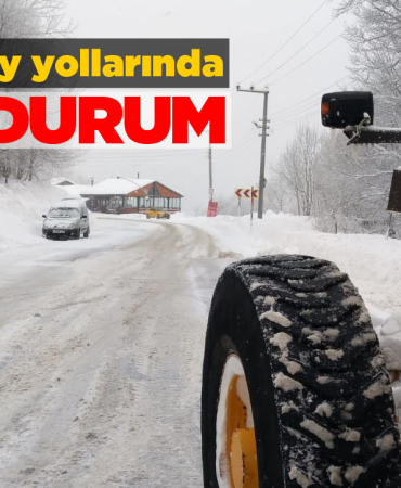 Sinop genelinde kapalı köy yolu sayısı açıklandı