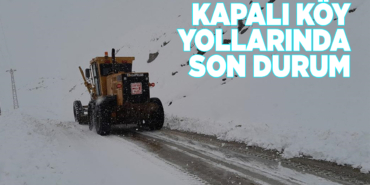 Sinop’taki kapalı köy yollarında çalışmalar sürüyor