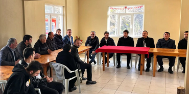 Kaymakam Yılmaz vatandaşları dinledi