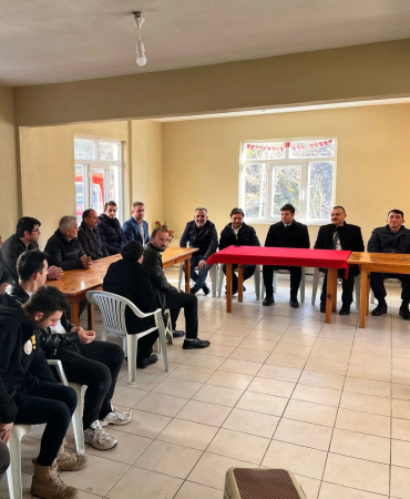 Kaymakam Yılmaz vatandaşları dinledi