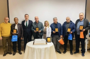 Sinop'ta hastane emeklilerine veda programı