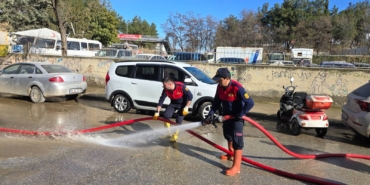 Belediyeden cadde ve sokak temizliği