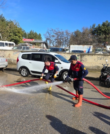 Belediyeden cadde ve sokak temizliği