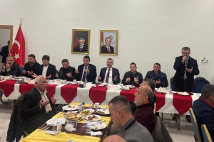 Kaymakam Yılmaz, muhtarlarla iftar yemeğinde buluştu