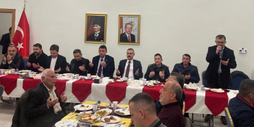 Kaymakam Yılmaz, muhtarlarla iftar yemeğinde buluştu