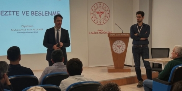 Sinop’ta personele “Obezite ve Beslenme” eğitimi verildi