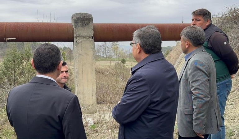 Vali Özarslan, tarımsal su kaynaklarını inceledi