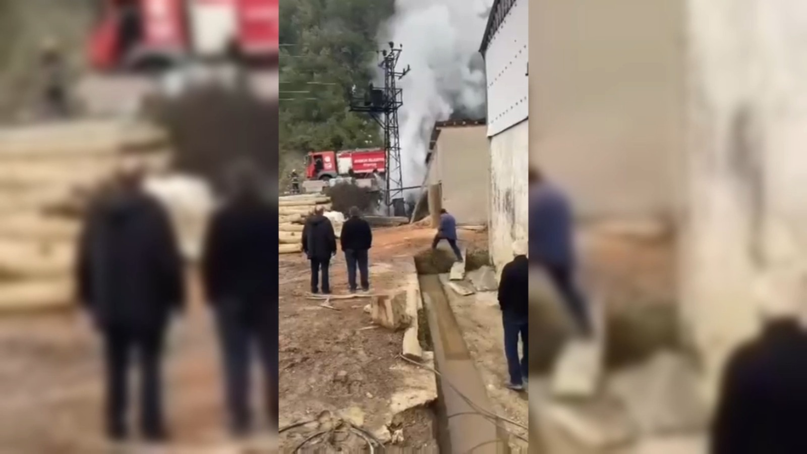 TRAFODA ÇIKAN YANGIN PANİK YARATTI