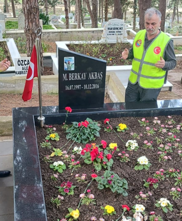 THK YÖNETİMİ ŞEHİTLİĞİ ZİYARET ETTTİ