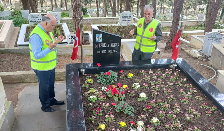 THK YÖNETİMİ ŞEHİTLİĞİ ZİYARET ETTTİ