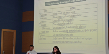 Sinop Üniversitesi'nde bağımlılığa geçit yok