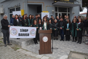 SİNOP BAROSU'NDAN İSTANBUL BAROSU'NA DESTEK