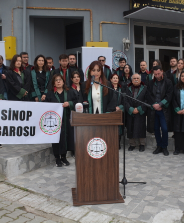 SİNOP BAROSU'NDAN İSTANBUL BAROSU'NA DESTEK