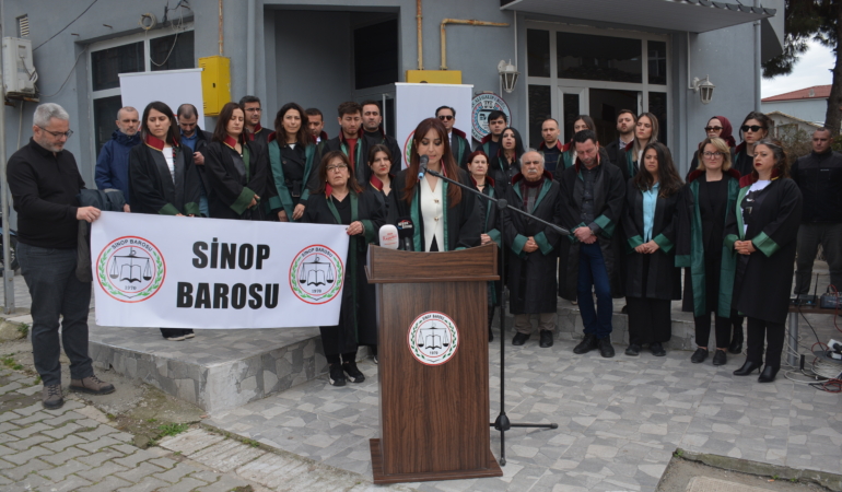 SİNOP BAROSU'NDAN İSTANBUL BAROSU'NA DESTEK
