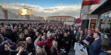 Çınkıl aday adaylığını miting ile duyurdu