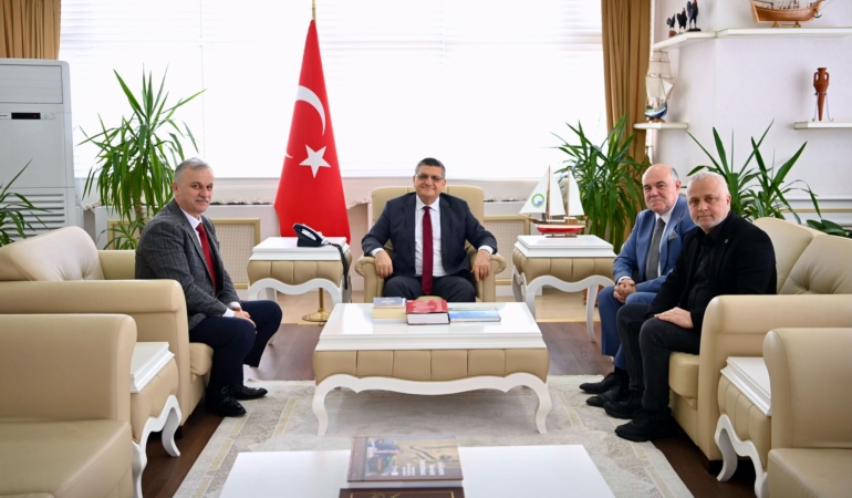 THK SİNOP ŞUBE YÖNETİMİNDEN VALİ ÖZARSLAN’A ZİYARET