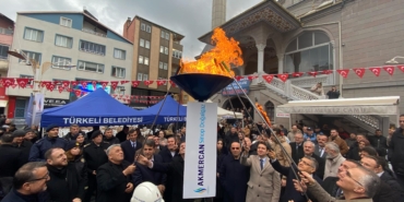 Sinop'un ilçesinde konutlara ilk doğal gaz verildi