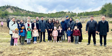 Sinop'ta fidanlar toprakla buluşturuldu