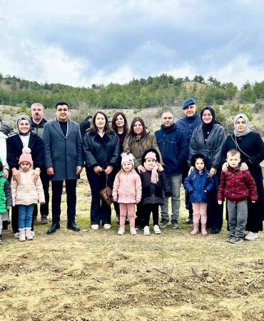 Sinop'ta fidanlar toprakla buluşturuldu