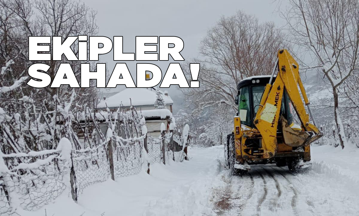 Sinop’ta kapalı köy yollarında son durum