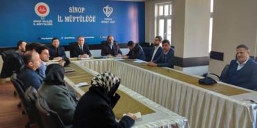 SİNOP’TA RAMAZAN AYI HAZIRLIKLARI DEĞERLENDİRME TOPLANTISI