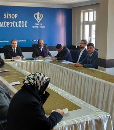 SİNOP’TA RAMAZAN AYI HAZIRLIKLARI DEĞERLENDİRME TOPLANTISI