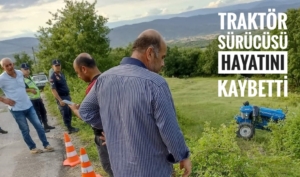 Devrilen traktörün altında kalan sürücü öldü