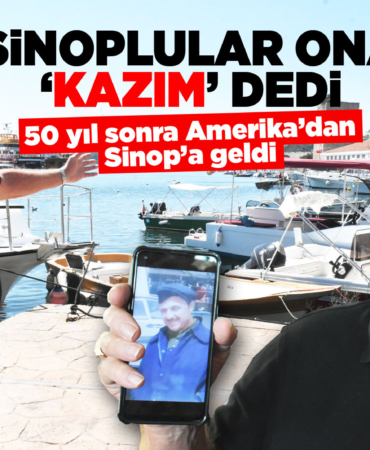 Amerikalı Kazım yarım asır sonra Sinop'ta
