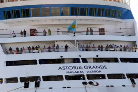 Palau bayraklı lüks gemi 11. kez Sinop'tan demir aldı