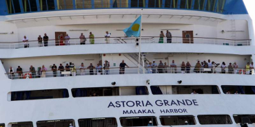 Palau bayraklı lüks gemi 11. kez Sinop'tan demir aldı