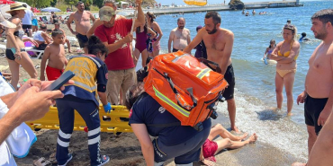Sinop’ta bir kadın boğulma tehlikesi geçirdi