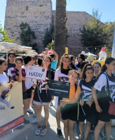 Genç tekvandocular Sinop'ta şampiyona öncesi moral topladı