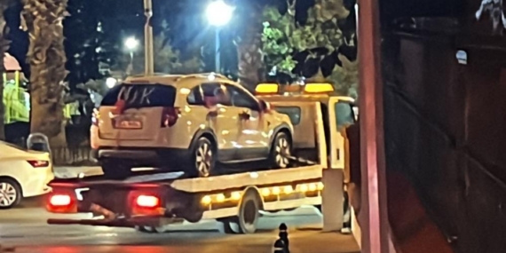 ’Dur’ ihtarına uymayan otomobil terk edilmiş halde bulundu