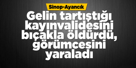 Kayınvalidesini öldürdü, görümcesini yaraladı