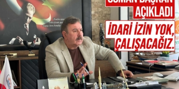 Başkan Belovacıklı: “İdari izin yok, çalışacağız”