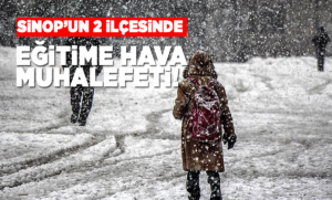 Sinop’un 2 ilçesinde taşımalı eğitime ara verildi