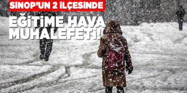 Sinop’un 2 ilçesinde taşımalı eğitime ara verildi