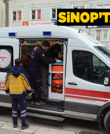 Motosikletin çarptığı yaya yaralandı